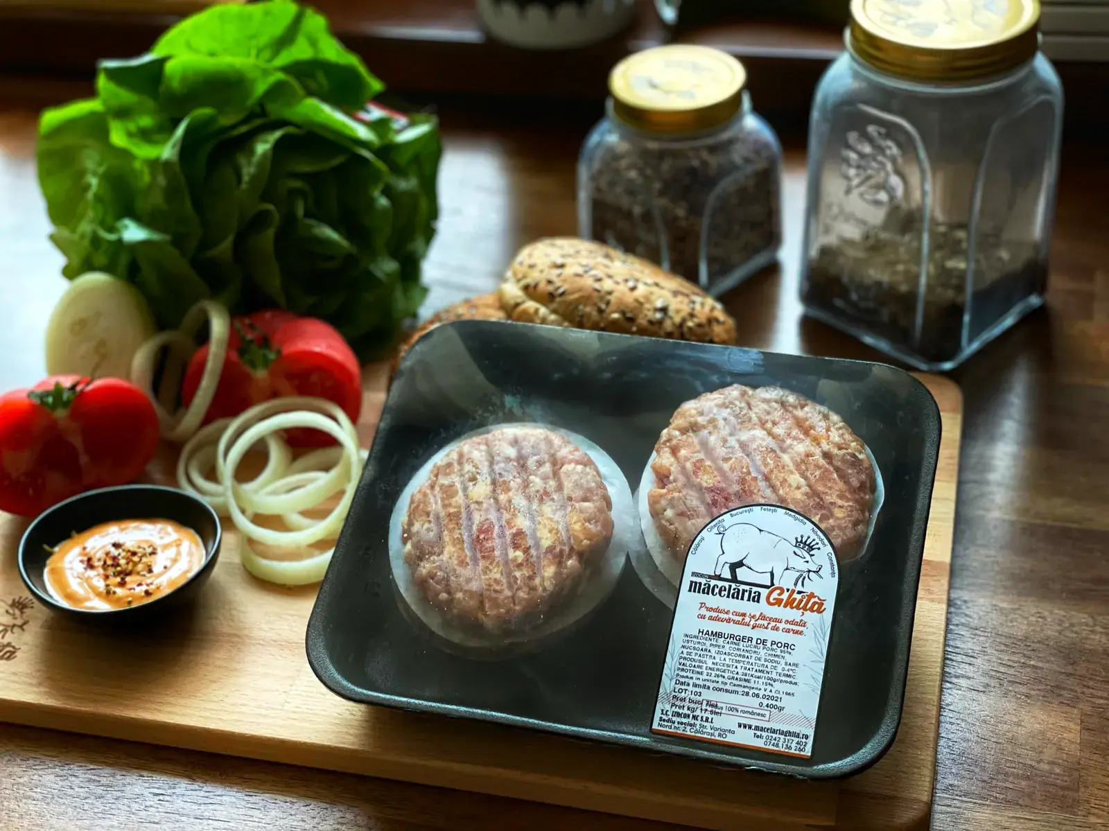 Hamburger de porc — imaginea 1 din 4